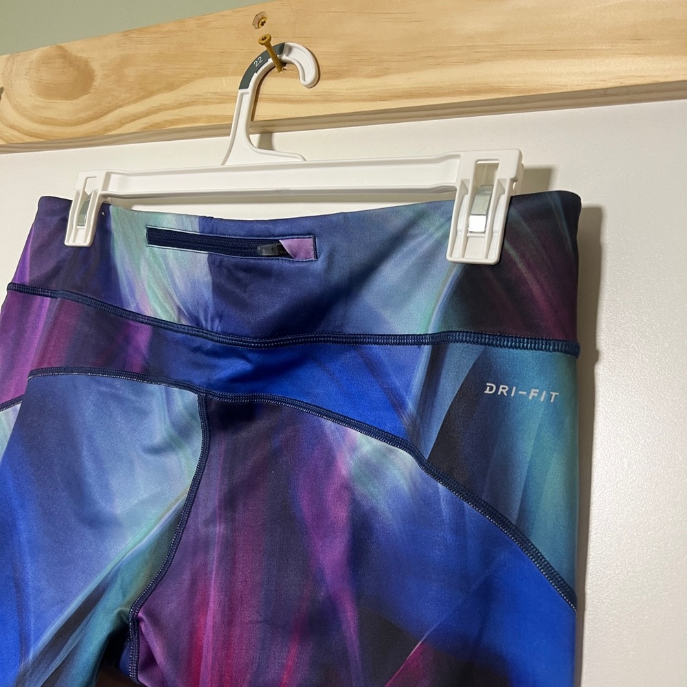 Nike Dri-Fit Running Leggings Cropped Women Size XL - Picture 5 of 6